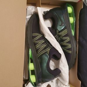 New Nike shocks. Black with neon green/yellow